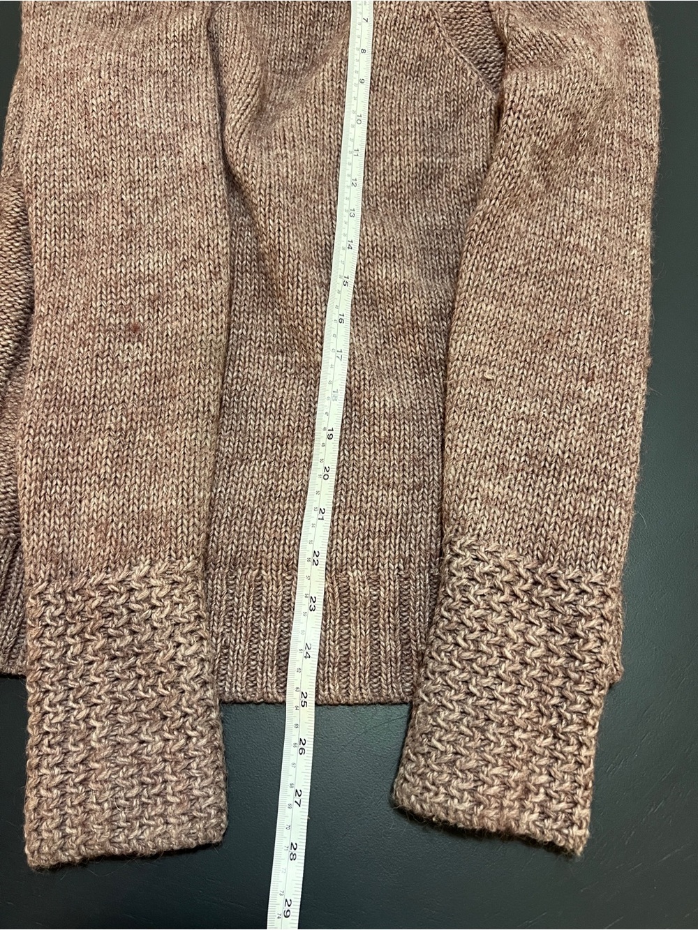 LOFT Shawl Collar Pullover Sweater - Mauve Taupe- Small - Picture 10 of 11